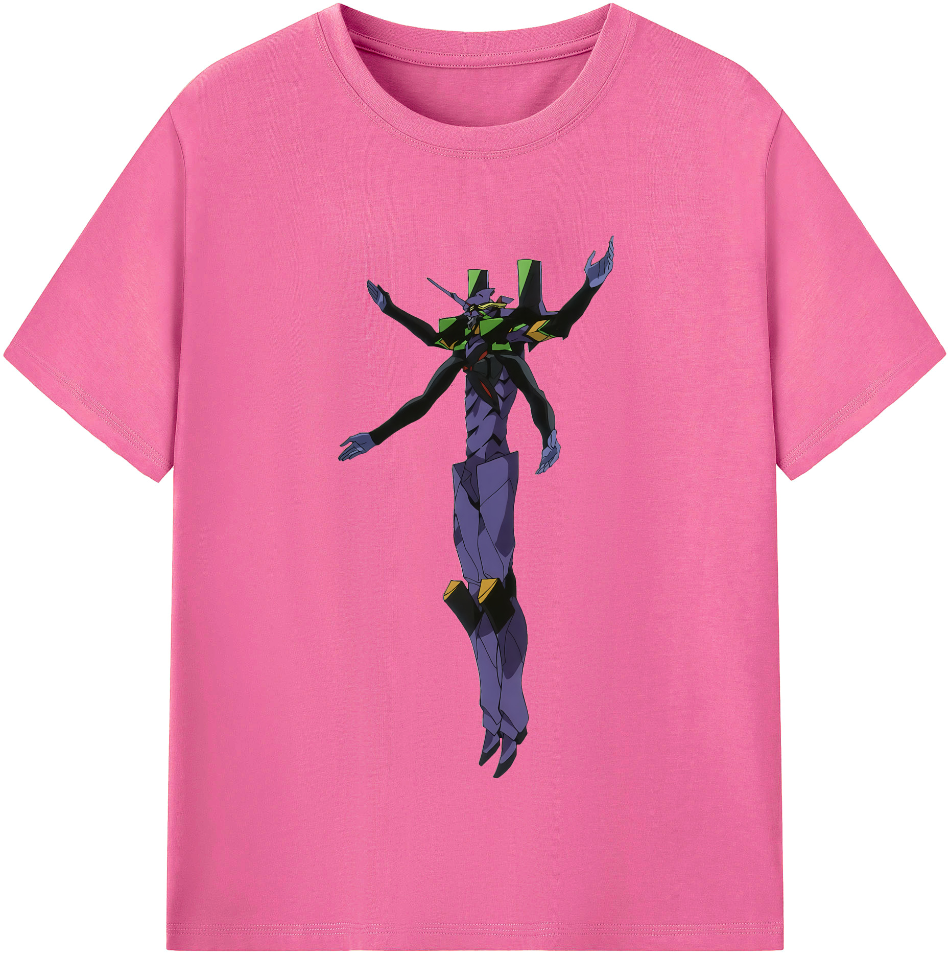 （画像用） EVA 新世紀エヴァンゲリオン レディースカジュアルプリントTシャツ（綿100％）